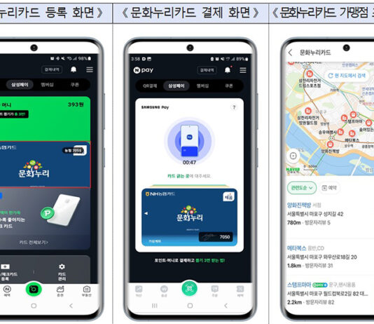 문화누리카드, 네이버페이에 등록하면 언제 어디서든 사용