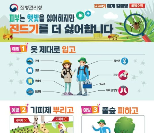 가을철 진드기 물림 주의 당부